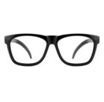 protective prescription safety eyewear with dust protection and impact resistant lenses against flying particles