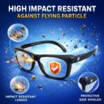prescription safety glasses frame with high-impact resistant polycarbonate material for industrial eye protection