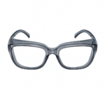 safety eyewear farme with clear side shields for dust protection and flying particle resistance