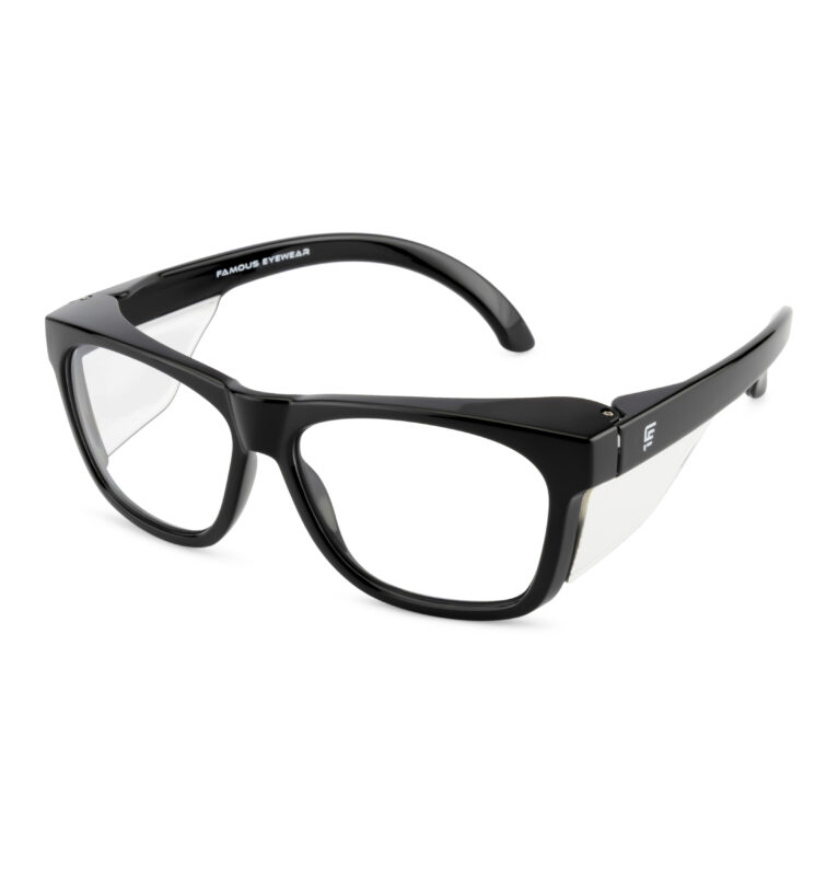 prescription safety eyeglasses frame for industrial eye protection and workplace safety
