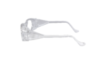 prescription safety glasses frame with side shield protection, impact resistant lenses, anti-dust debris protection and comfort fit for industrial eye safety